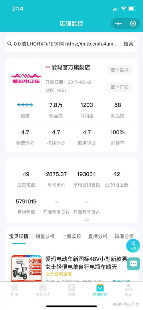 除了生意参谋,还有什么工具可以查询店铺 竞品数据